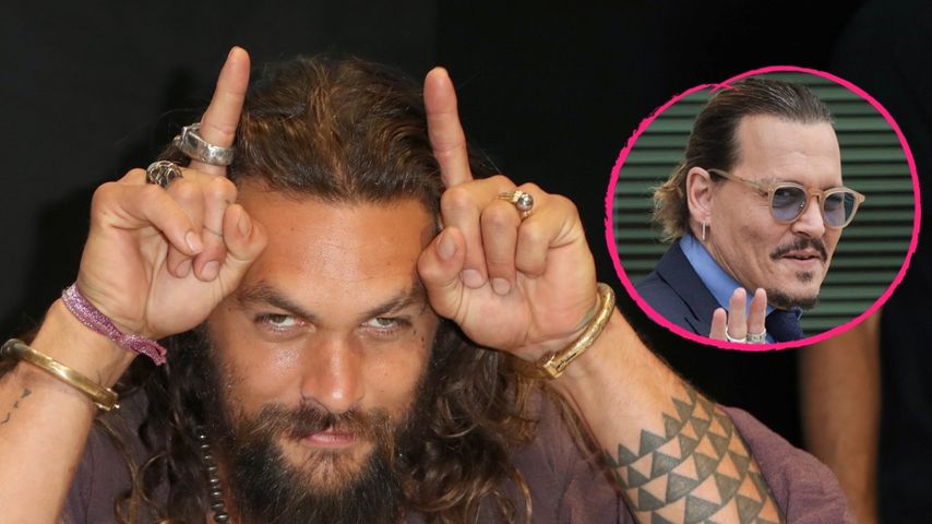 "Aquaman 2"-Dreh: Jason Momoa kam als Johnny Depp verkleidet