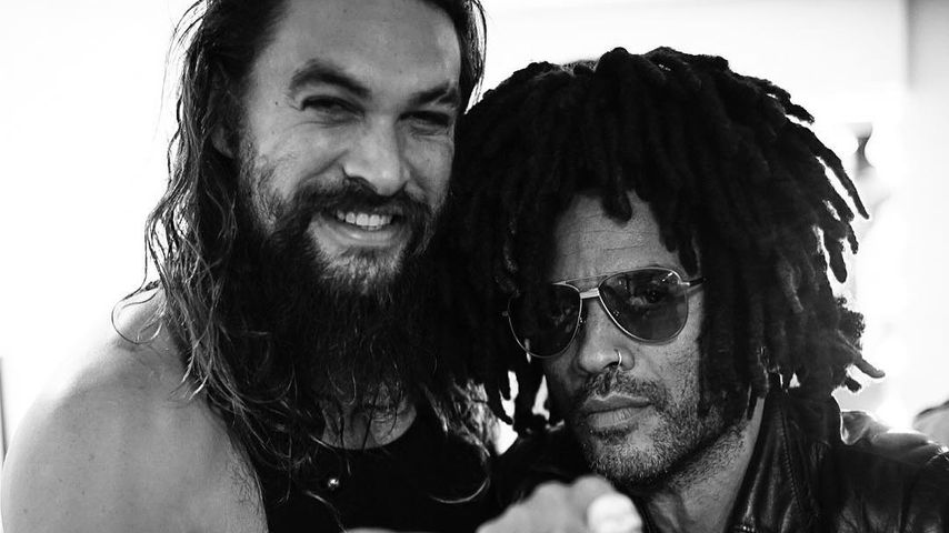 Jason Momoa und Lenny Kravitz im Dezember 2018