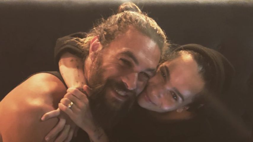 Jason Momoa und Zoe Kravitz im November 2017