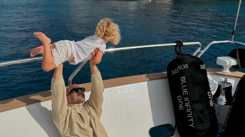 Schauspieler Jason Statham und seine Tochter Isabella