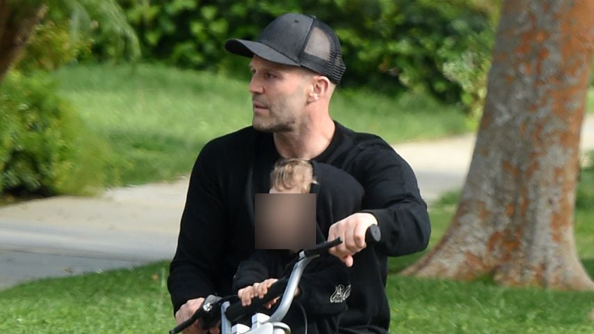 Jason Statham mit Sohn Jack Oscar Statham, Los Angeles am 13. April 2020