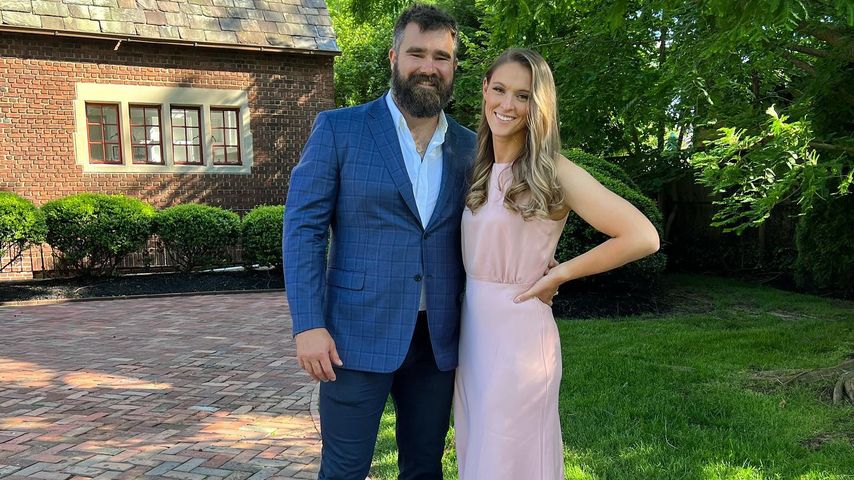 Jason und Kylie Kelce mit ihrer Tochter Wyatt