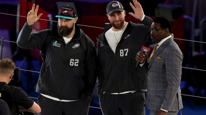 Jason und Travis Kelce im Februar 2023