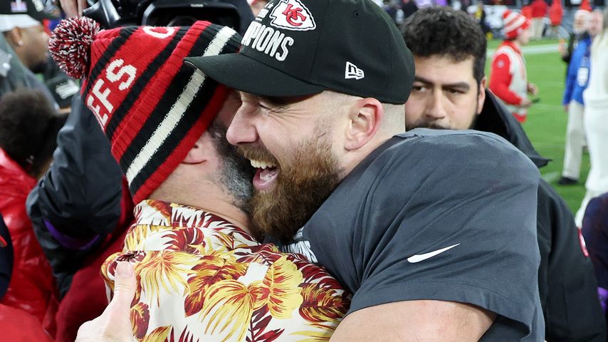 Jason und Travis Kelce, Januar 2024
