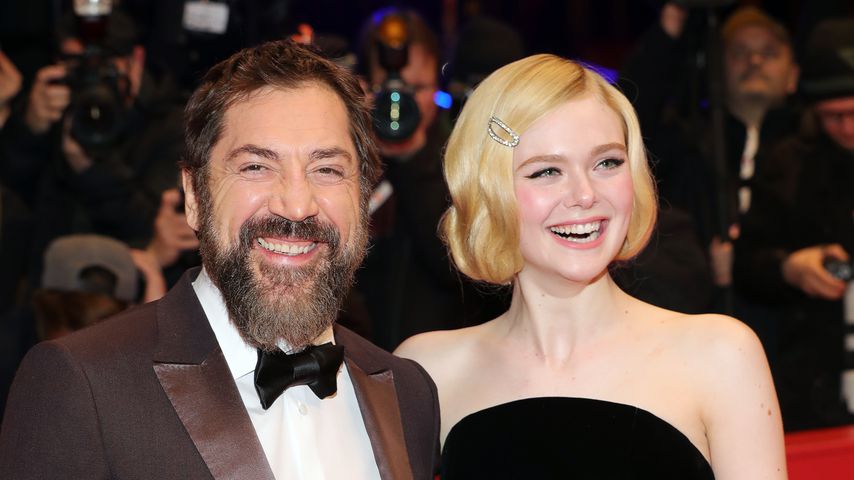 Javier Bardem und Elle Fanning, Februar 2020