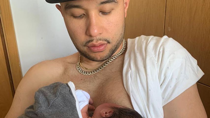 Jax Jones mit seiner Tochter Lawana