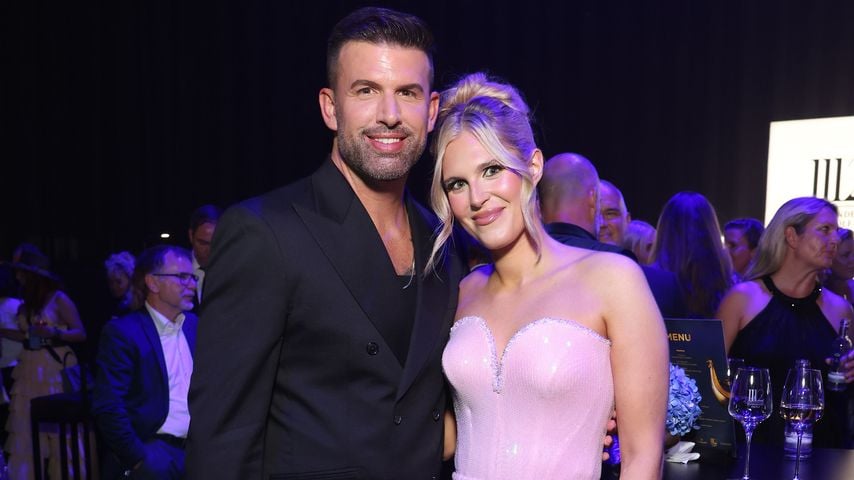 Jay Khan und Jessie Noe Scheuermann bei der Goldenen Henne Aftershow-Party in Leipzig, September 2025