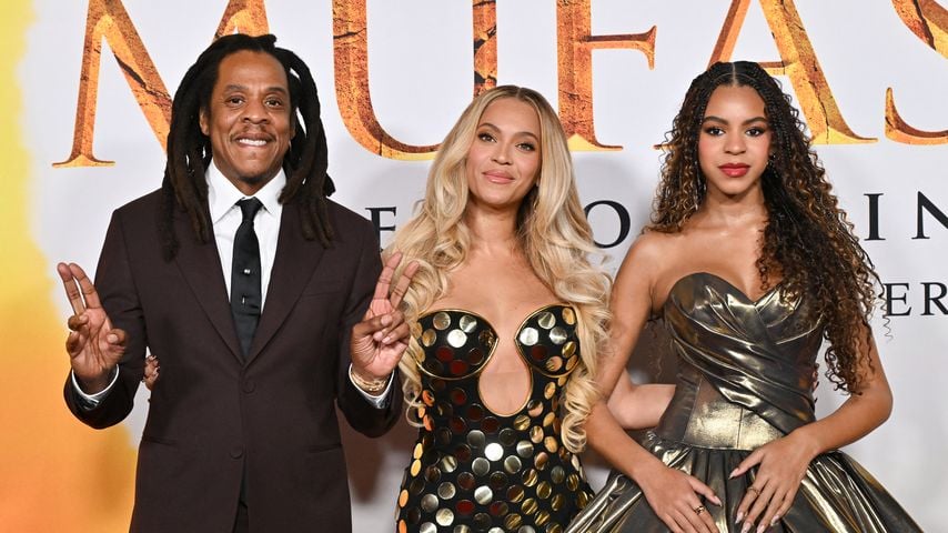 Jay-Z, Beyoncé und Blue Ivy Carter, Dezember 2024