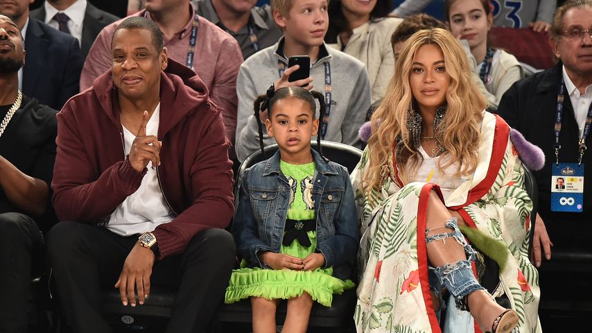 Jay-Z, Beyoncé und ihre Tochter Blue Ivy