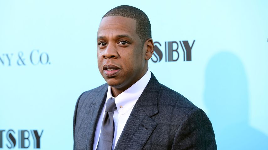 Jay-Z während einer Premiere