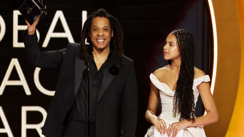Jay-Z mit Tochter Blue Ivy Carter im Jahr 2024