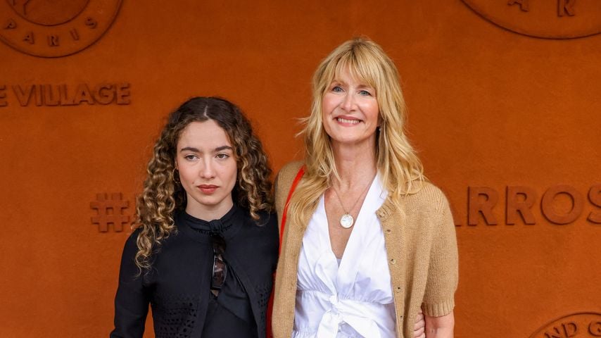 Jaya Harper und Laura Dern beim French Open-Finale 2026 in Roland Garros, Paris