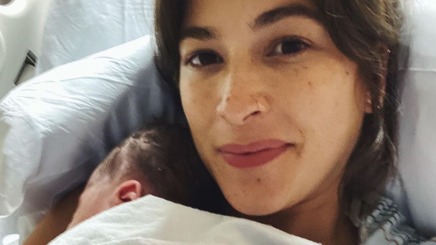 Jazz Charton und ihr Sohn im August 2021