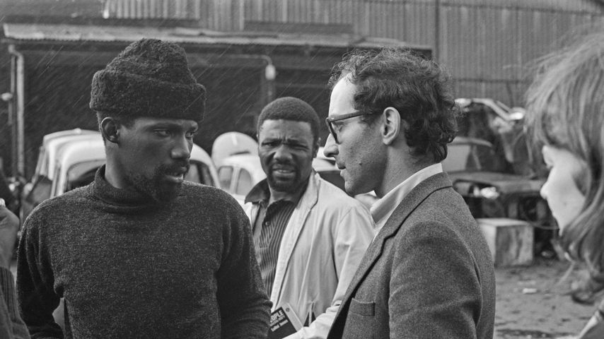 Jean-Luc Godard am Set von "Eins plus eins"