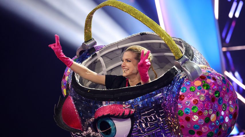 Jeanette Biedermann als Discokugel bei "The Masked Singer"