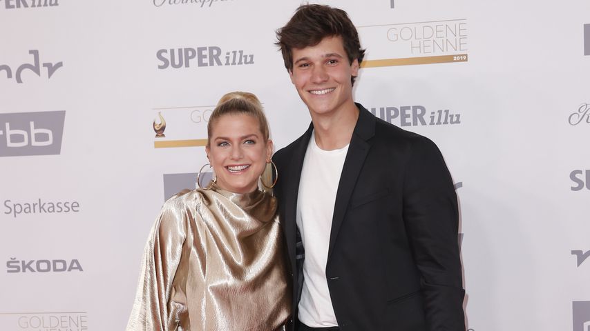 Jeanette Biedermann und Wincent Weiss bei der Goldenen Henne 2019 in Leipzig