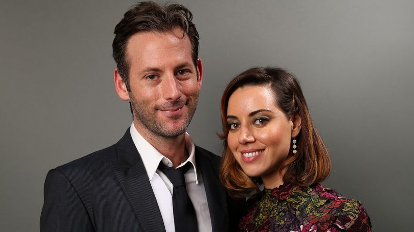 Jeff Baena und Aubrey Plaza, August 2014