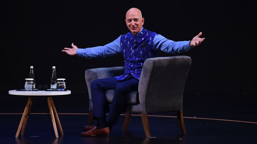 Jeff Bezos bei einem Amazon-Event in Neu Delhi im Januar 2020