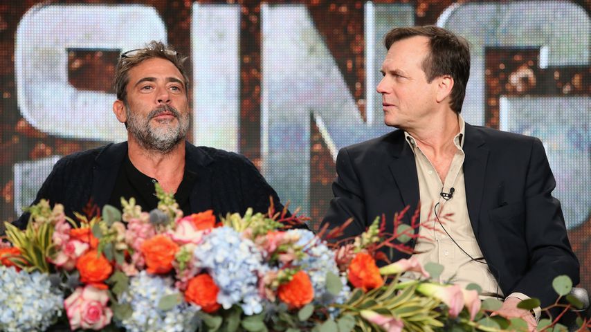 Jeffrey Dean Morgan und Bill Paxton bei der "Texas Rising"-Pressekonferenz 2015