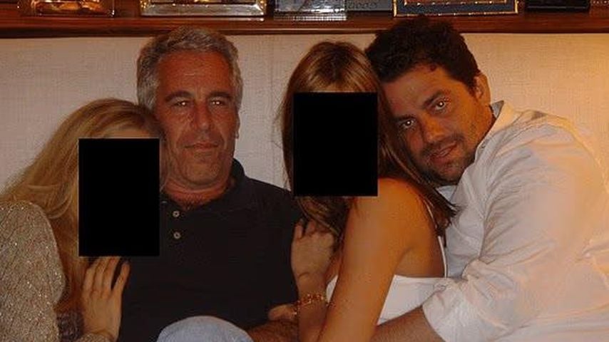 Jeffrey Epstein und Brett Ratner auf einem von der US-Justiz veröffentlichten Foto
