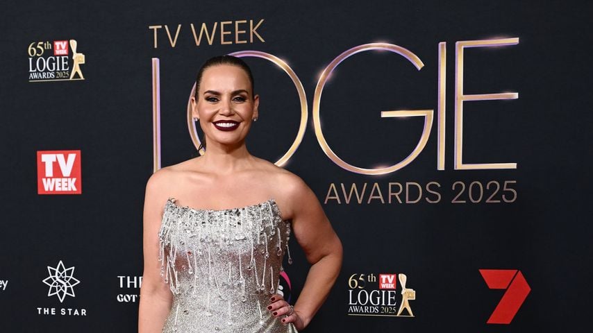 Jelena Dokic auf dem roten Teppich der TV Week Logie Awards 2025 in Sydney