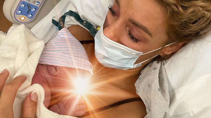 Jena Frumes und ihr Sohn