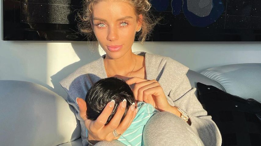 Jena Frumes und ihr Sohn Jason im Mai 2021