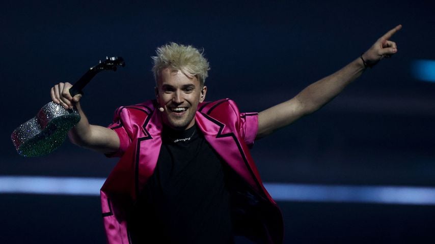 Jendrik Sigwart bei seinem Eurovision Song Contest Auftritt 2021