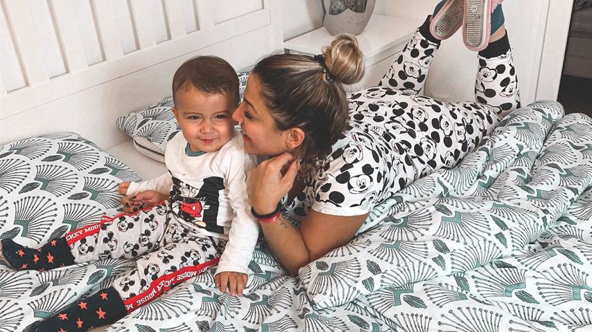 Jenefer Riili mit ihrem Sohn Milan, November 2019
