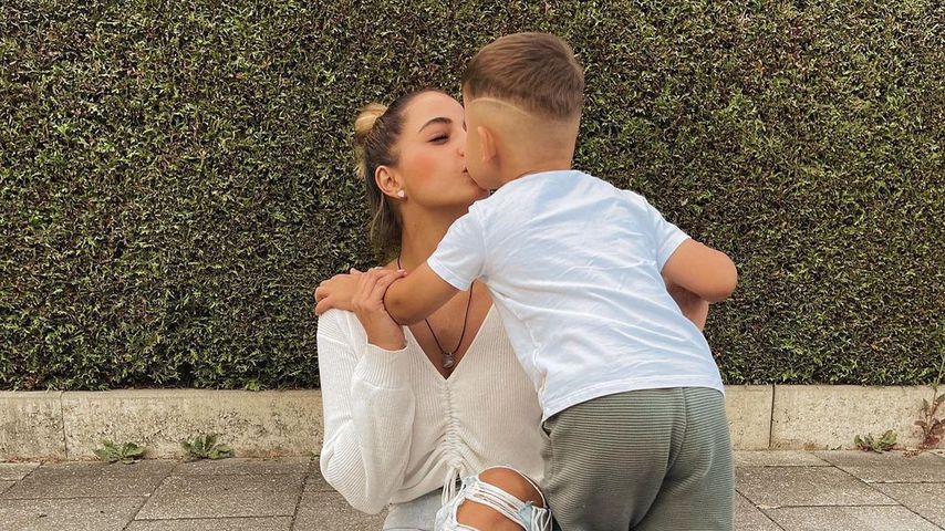 Jenefer Riili mit ihrem Sohn Milan