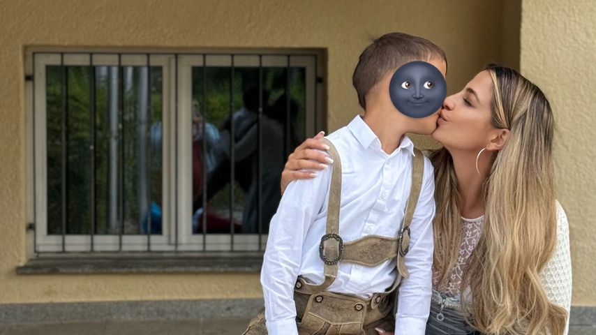 Jenefer Riili mit ihrem Sohn, September 2024