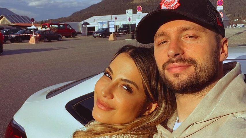 Jenefer Riili mit ihrem neuen Freund