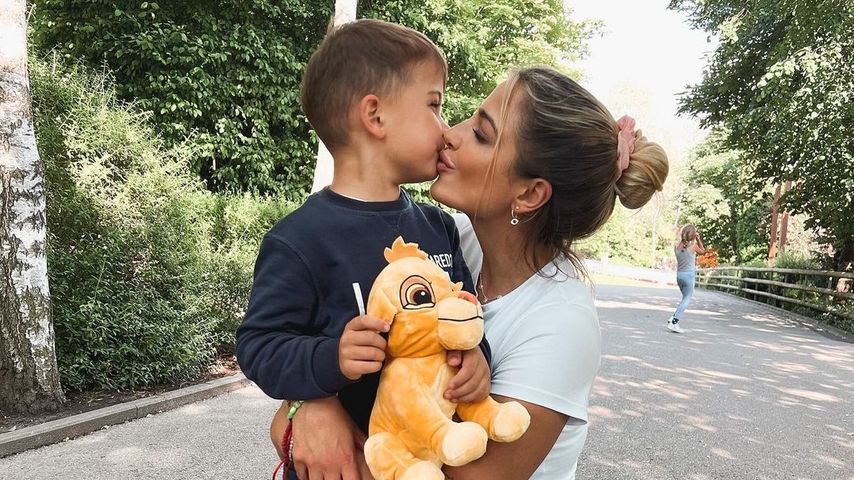 Jenefer Riili mit ihrem Sohn Milan
