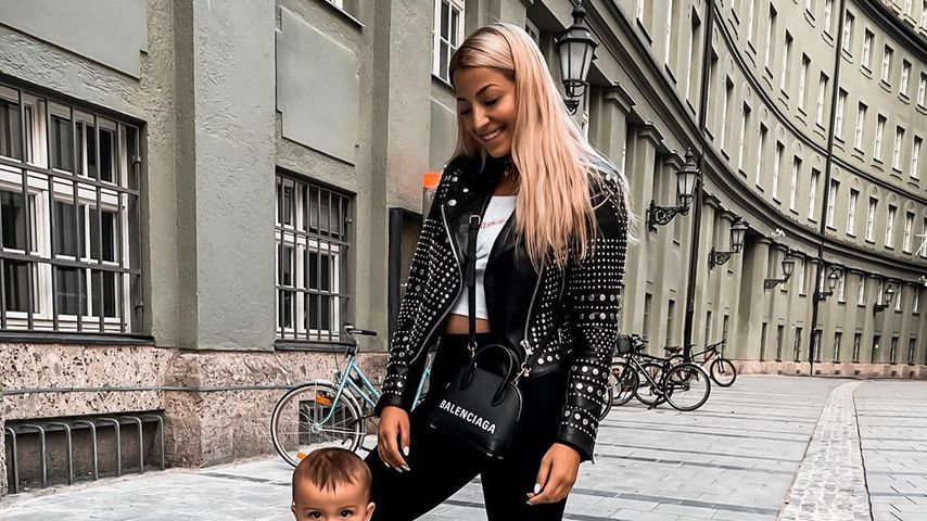 Jenefer Riili mit Sohn Milan