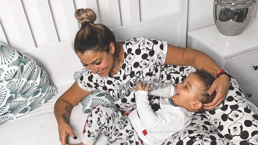 Jenefer Riili mit Sohn Milan