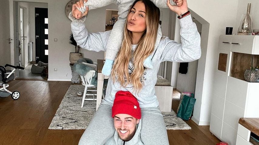 Jenefer Riili und Matthias Höhn mit ihrem Sohn Milan