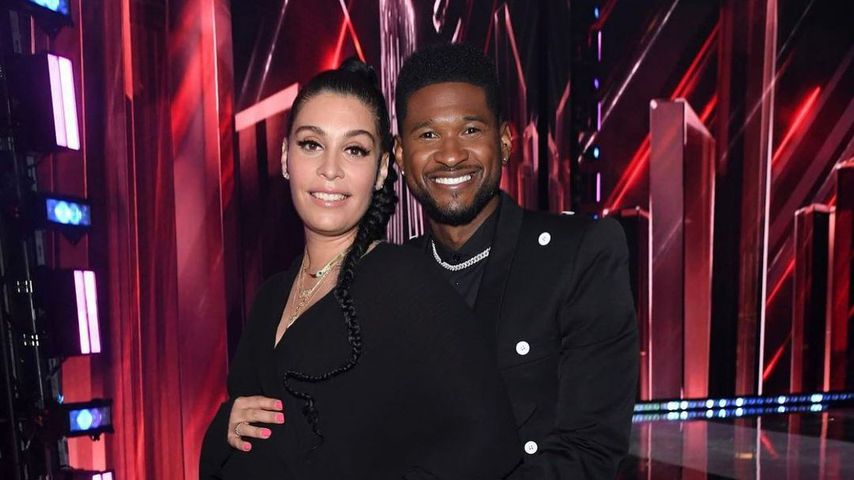 Jenn Goicoechea und ihr Partner Usher