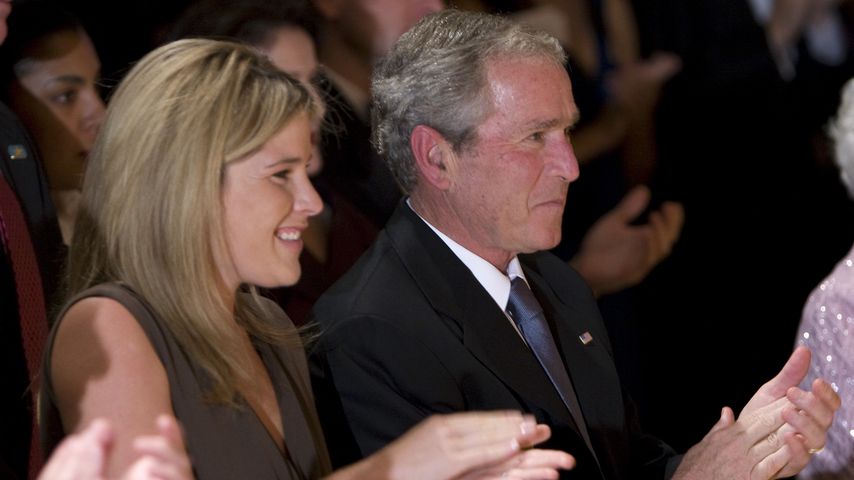 Jenna Bush-Hager und George W. Bush beim National Book Festival Gala Dinner 2008