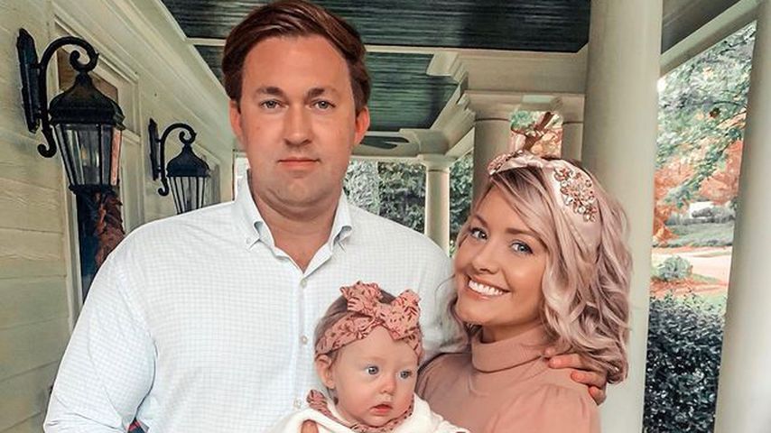 Jenna Cooper (rechts) mit ihrem Partner und ihrer Tochter