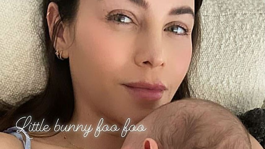 Jenna Dewan und ihr Sohn Callum an Ostern