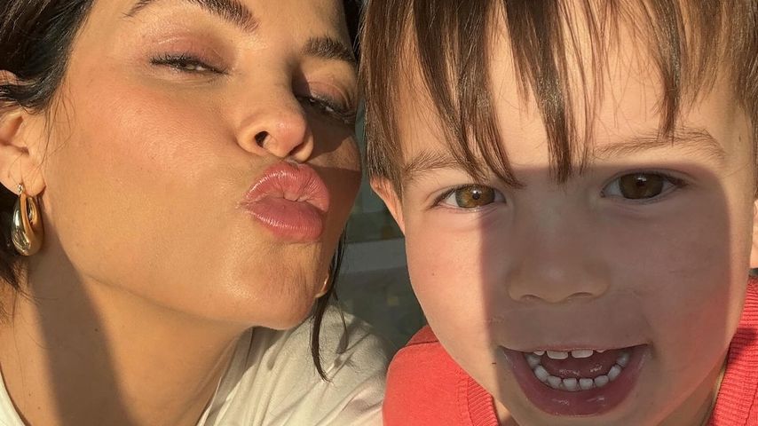 Hier kümmert sich Jenna Dewan liebevoll um ihren Sohn Callum