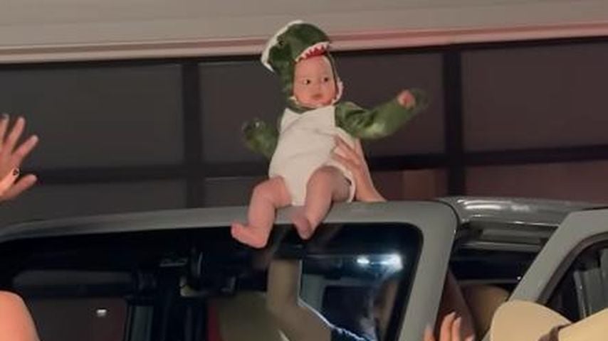 Rhiannon, Tochter von Jenna Dewan, an Halloween 2024