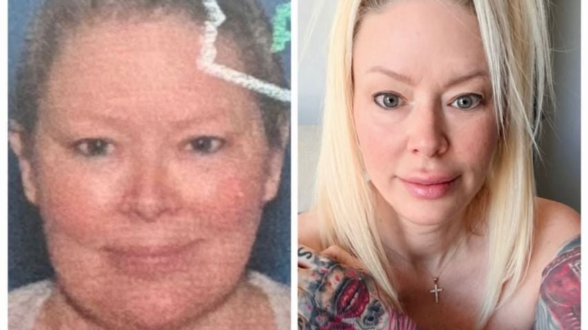 Collage: Jenna Jameson, Vorher-Nachher-Bild