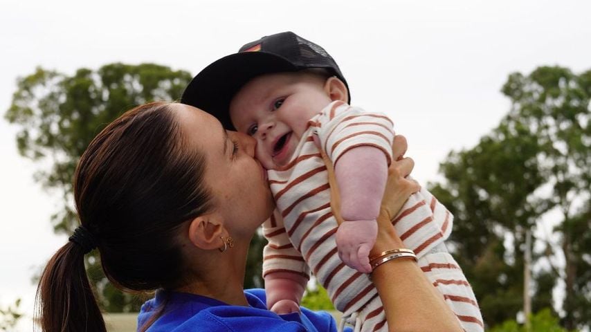 Im Mutterglück: Jenna Johnsons Sohn ist fünf Monate alt