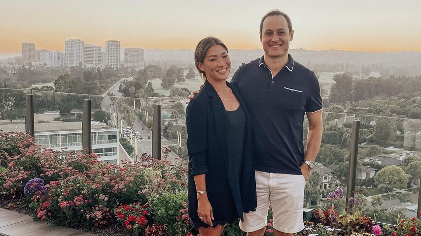 "Glee"-Darstellerin Jenna Ushkowitz mit ihrem Mann David Stanley