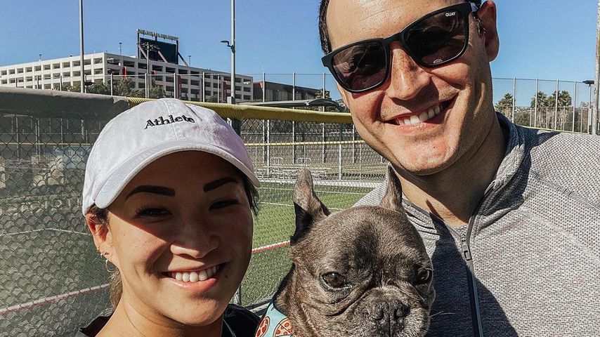 Jenna Ushkowitz und ihr Verlobter David, Juni 2021