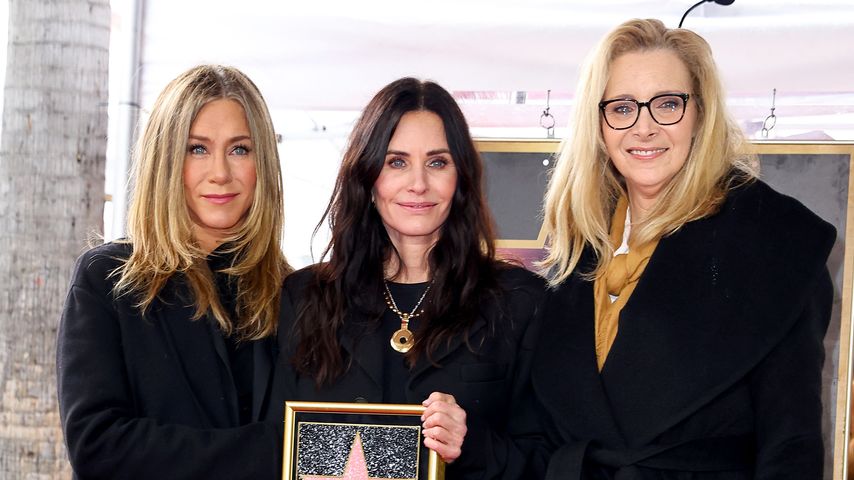 Jennifer Aniston, Courteney Cox und Lisa Kudrow am Walk of Fame in Hollywood im Februar 2023