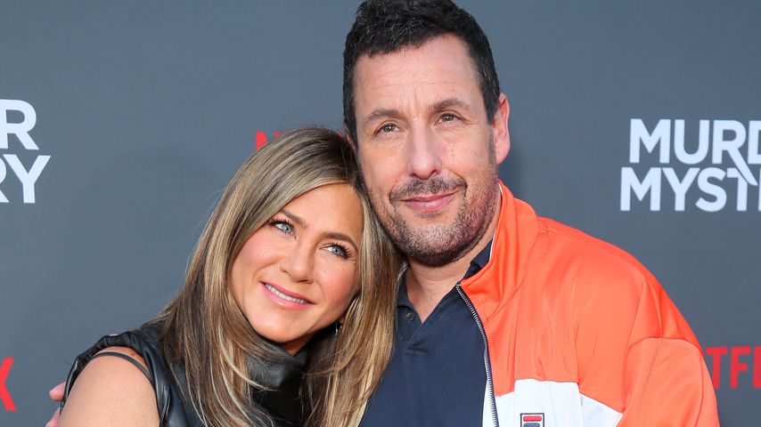 Jennifer Aniston und Adam Sandler im Juni 2019