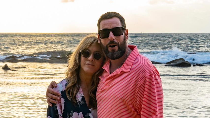 Jennifer Aniston und Adam Sandler im Februar 2022