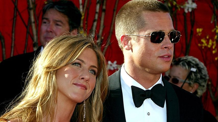 Jennifer Aniston und Brad Pitt bei den Emmy Awards, 2004